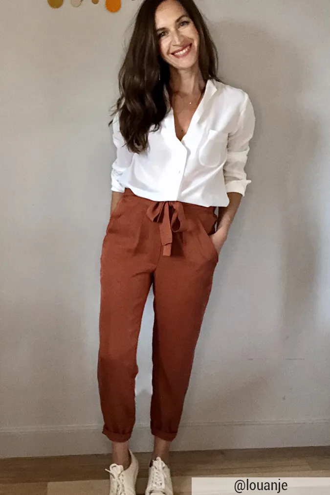 Réalisation du patron de couture du pantalon Sophie de Cha’ coud