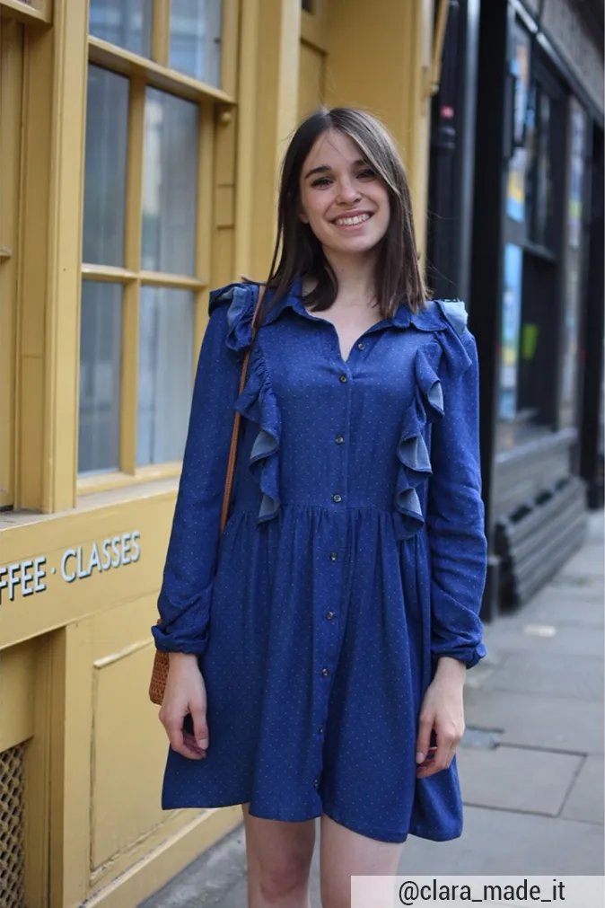 Réalisation du patron de couture la robe Elena de Cha’ coud