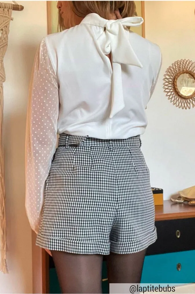 Réalisation du patron de couture de la blouse Hanaé de Cha’ coud