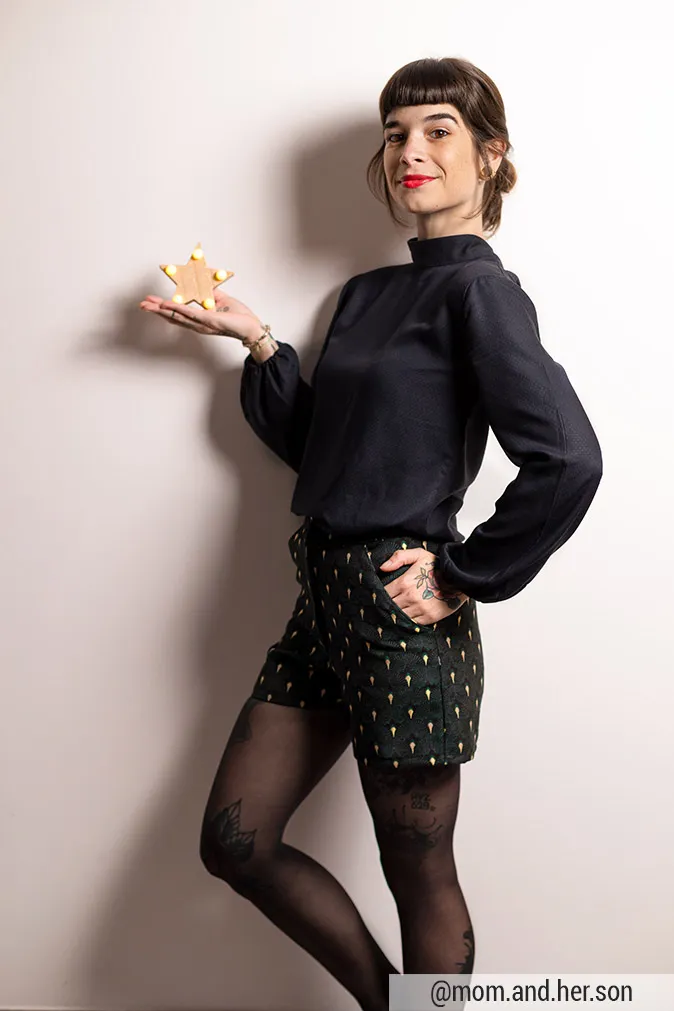 Réalisation du patron de couture de la blouse Ysée de Cha’ coud