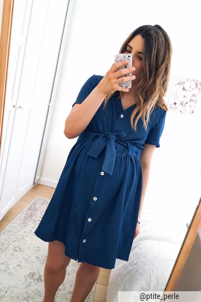 Réalisation du patron de couture la robe Katy de Cha’ coud