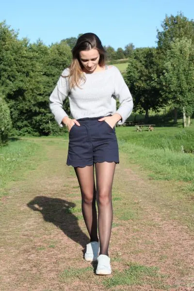 Réalisation du patron de couture la short Lio de Cha’ coud