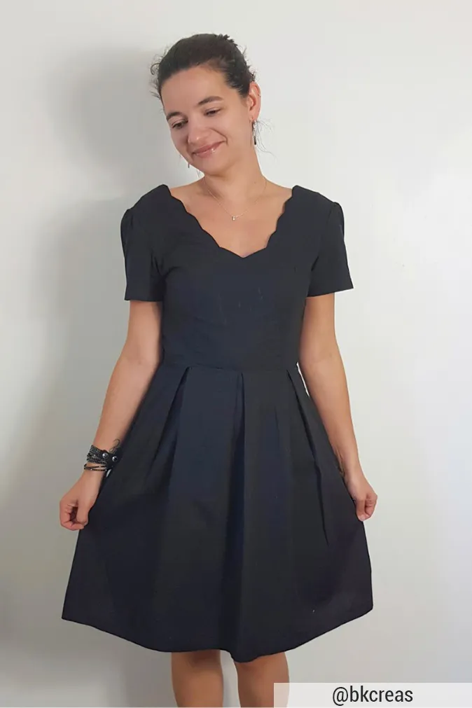 Réalisation du patron de couture la robe zita de Cha’ coud