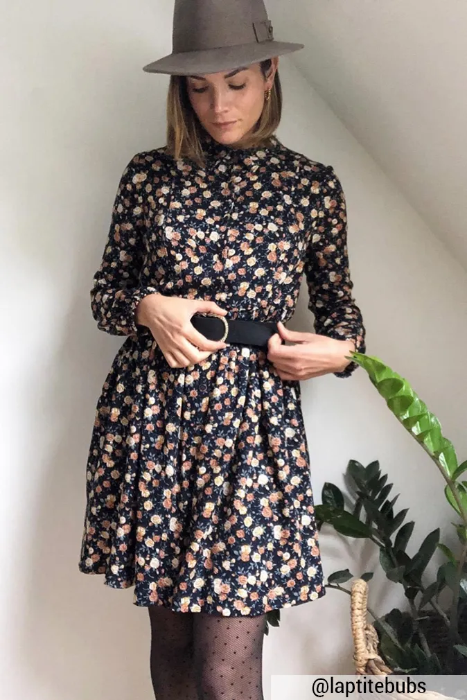Réalisation du patron de couture la robe elena de Cha’ coud