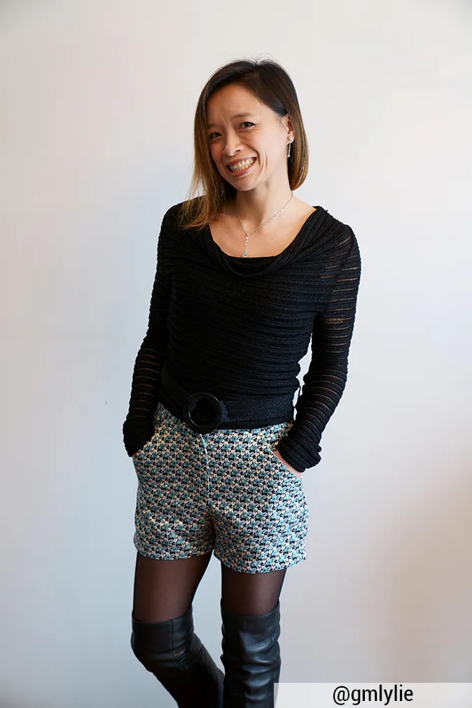 Réalisation du patron de couture le short Ema de Cha’ coud