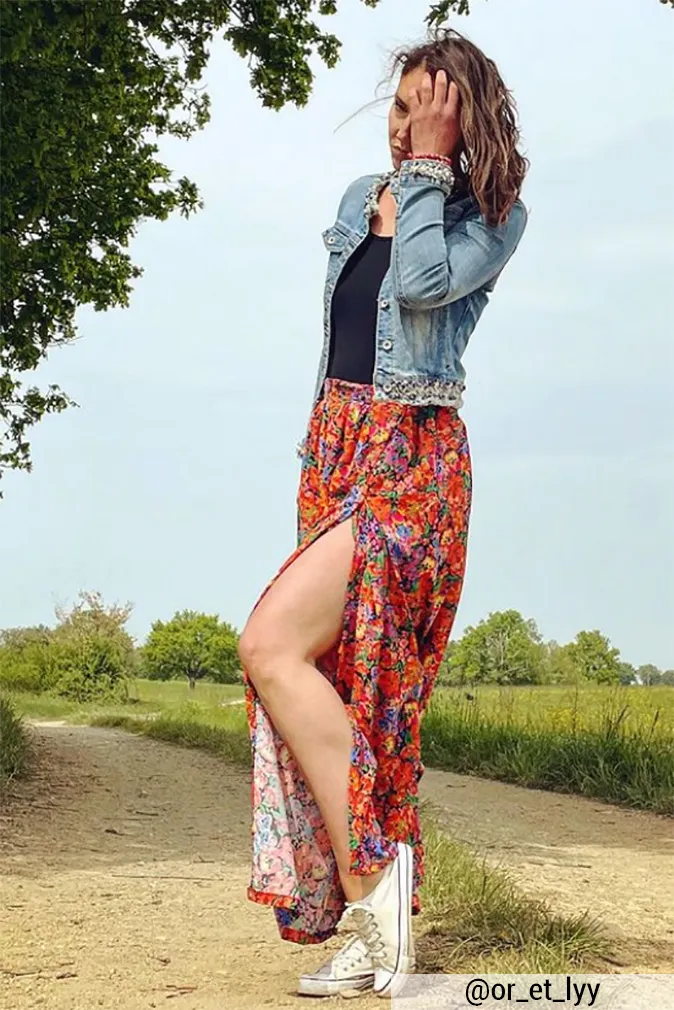 Réalisation du patron de couture de la jupe Lise de Cha' coud