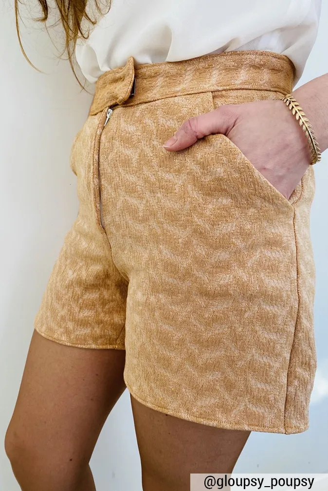 Réalisation du patron de couture du short Ema de Cha' coud