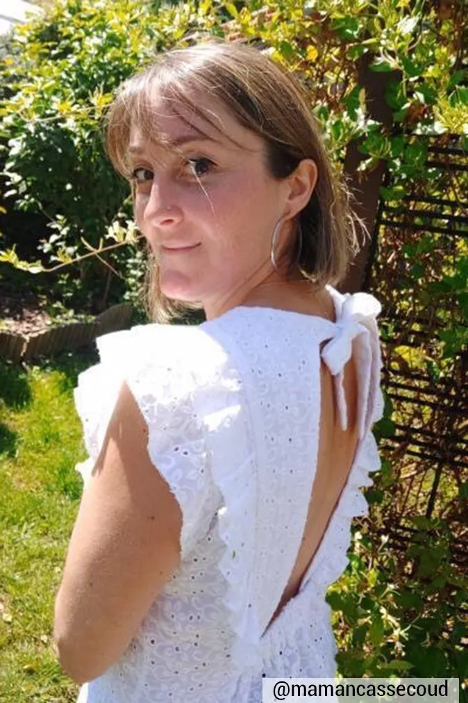 Réalisation du patron de couture du top Mona de Cha' coud