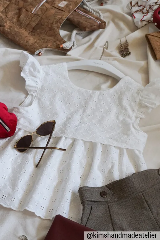 Réalisation du patron de couture du top Josten de Cha' coud