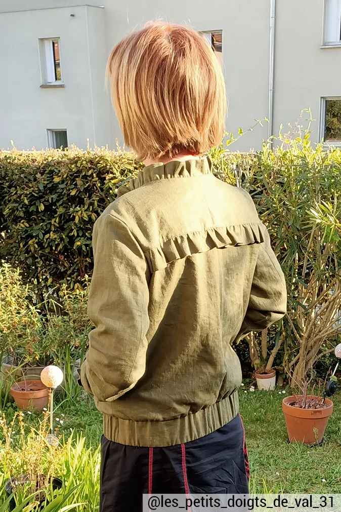 Réalisation du patron de couture de la veste Nelly de Cha' coud