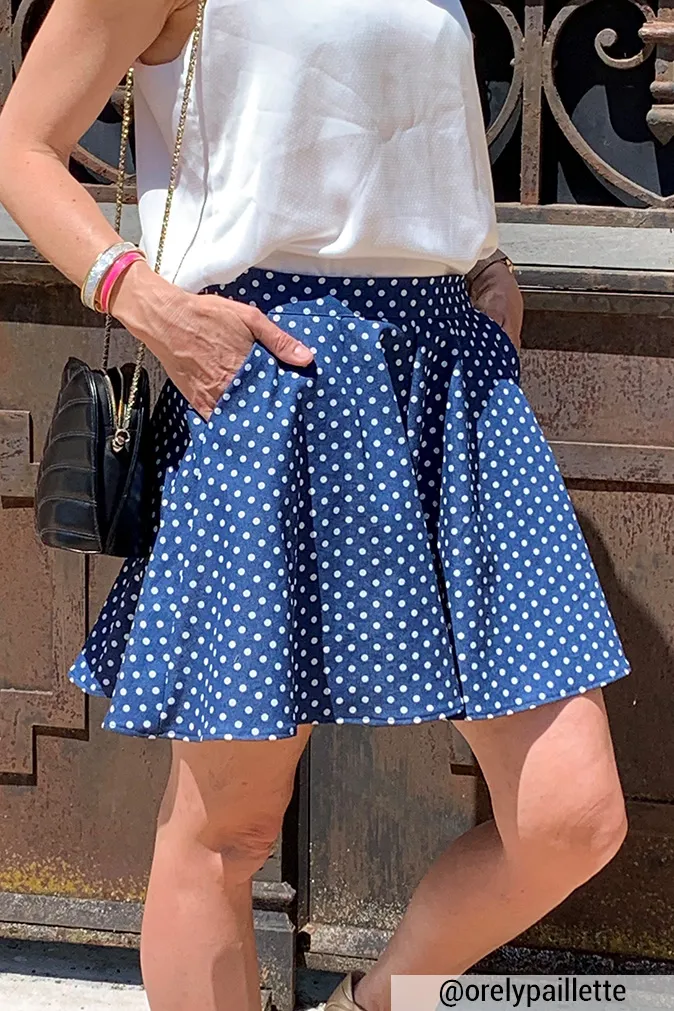 Réalisation du patron de couture de le short Sybil de Cha' coud