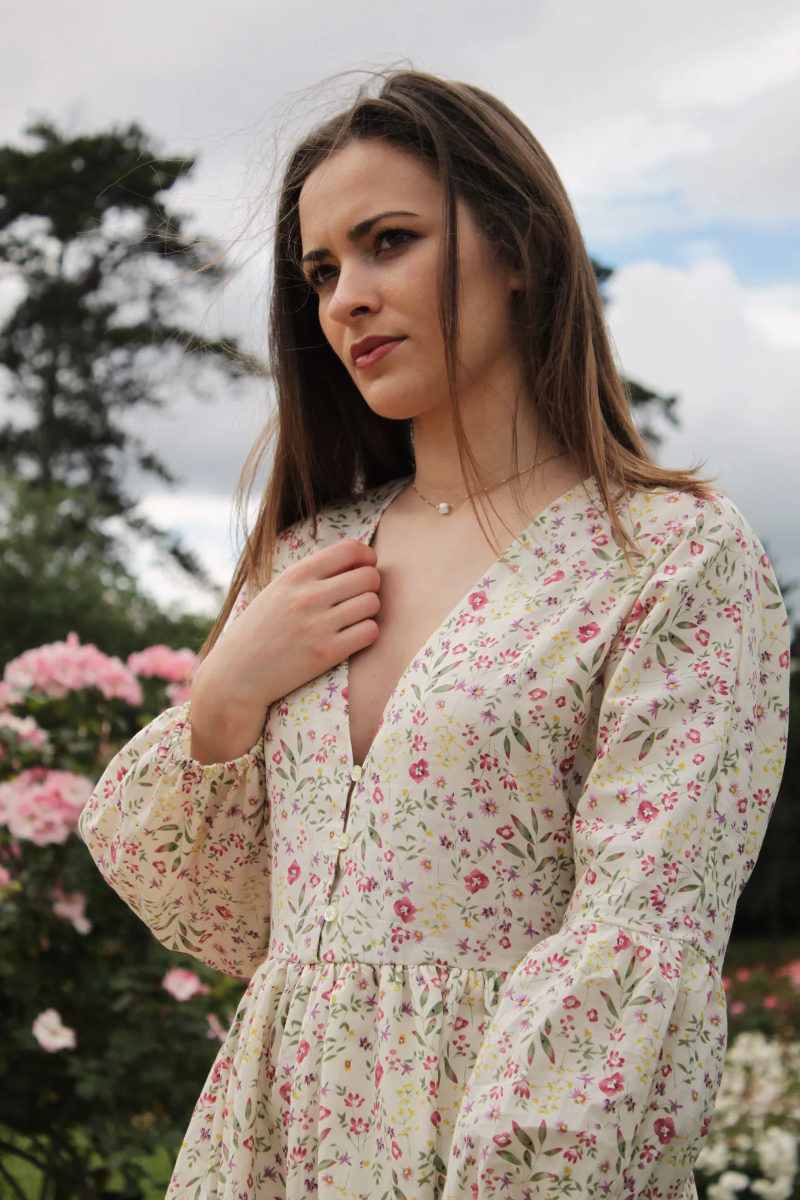 Réalisation du patron de couture de la robe Méline de Cha' coud