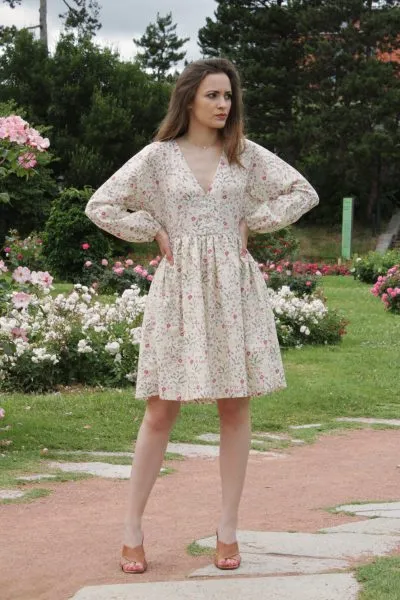 Réalisation du patron de couture de la robe Méline de Cha' coud