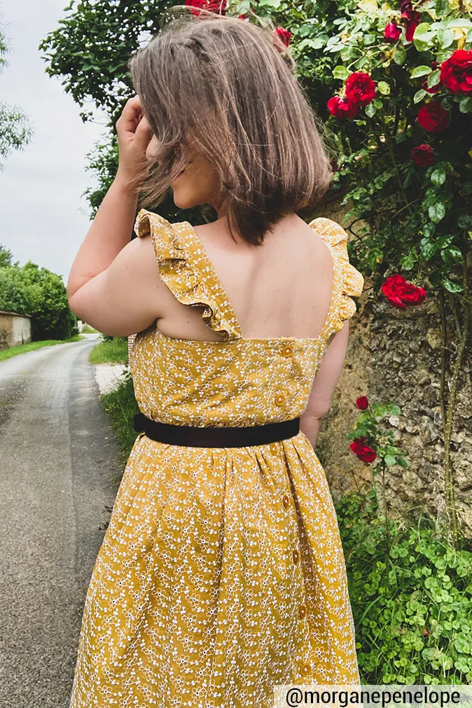 Réalisation du patron de couture de la robe Bahiya de Cha' coud