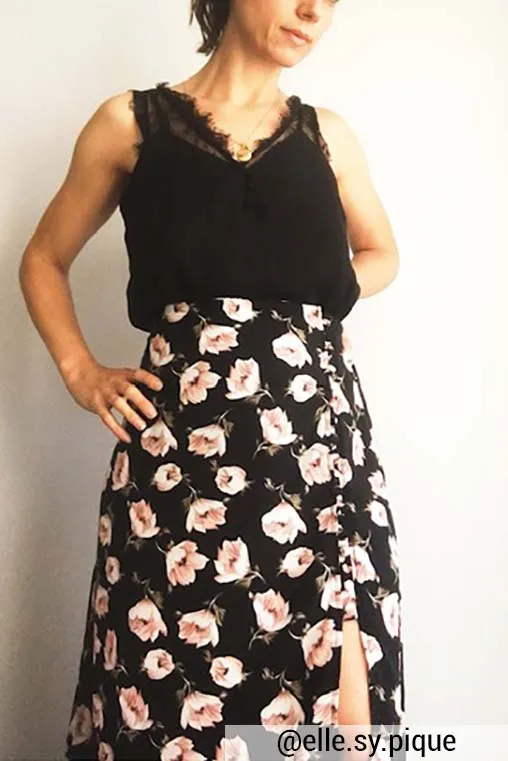 Réalisation du patron de couture de la jupe Imen de Cha' coud