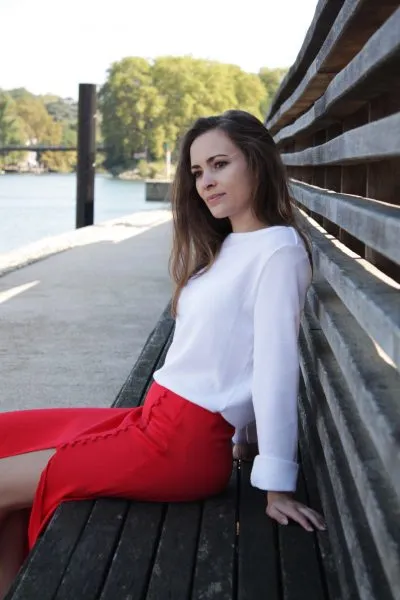 Réalisation du patron de couture du pull Benie de Cha' coud