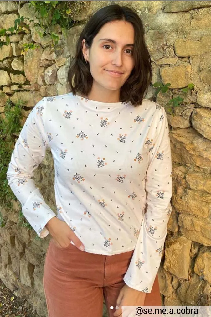 Réalisation du patron de couture du pull Benie de Cha' coud