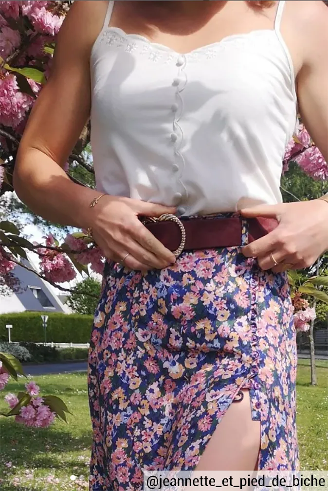 Réalisation du patron de couture de la jupe Lise de Cha' coud