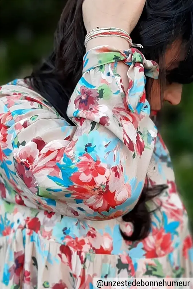 Réalisation du patron de couture de la blouse Lehoïa de Cha' coud