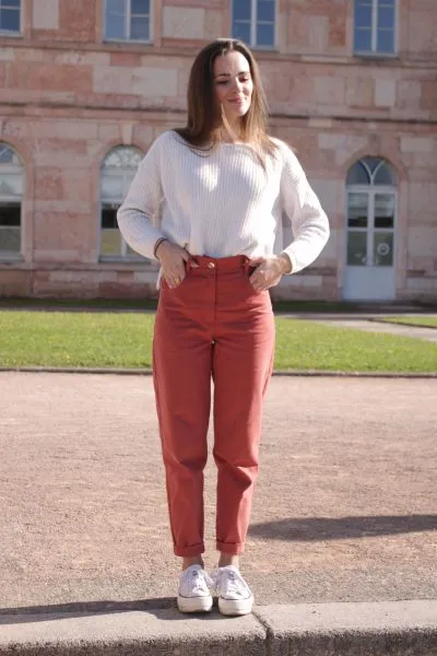 Réalisation du patron de couture du pantalon Jade de Cha' coud