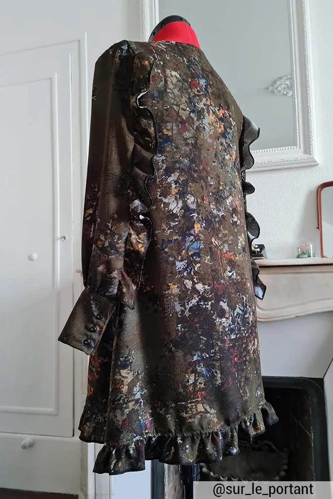 Réalisation du patron de couture de la robe ezra de Cha' coud