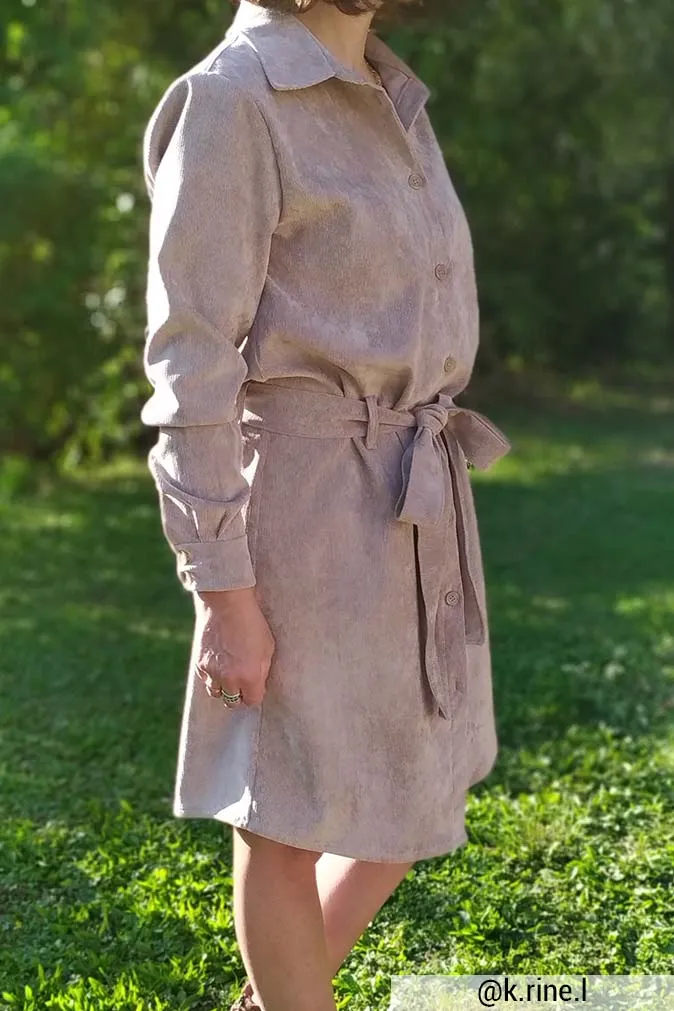 Réalisation du patron de couture de la robe doumia de Cha' coud