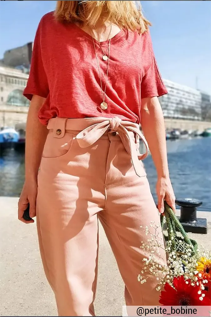 Réalisation du patron de couture du pantalon Jade de Cha' coud