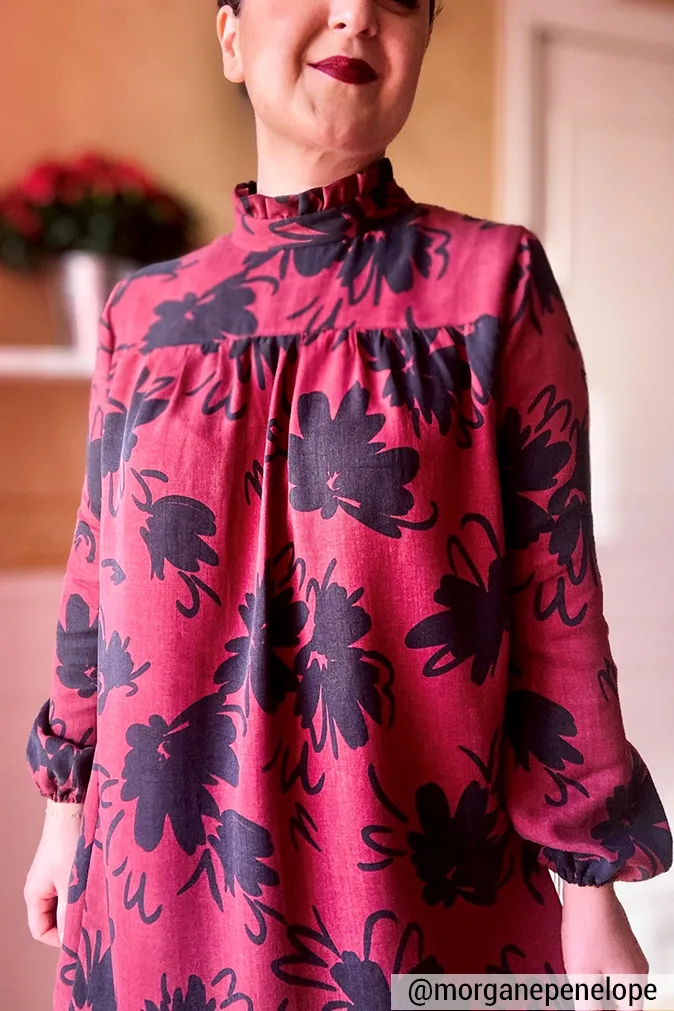Réalisation du patron de couture de la robe Helen de Cha' coud