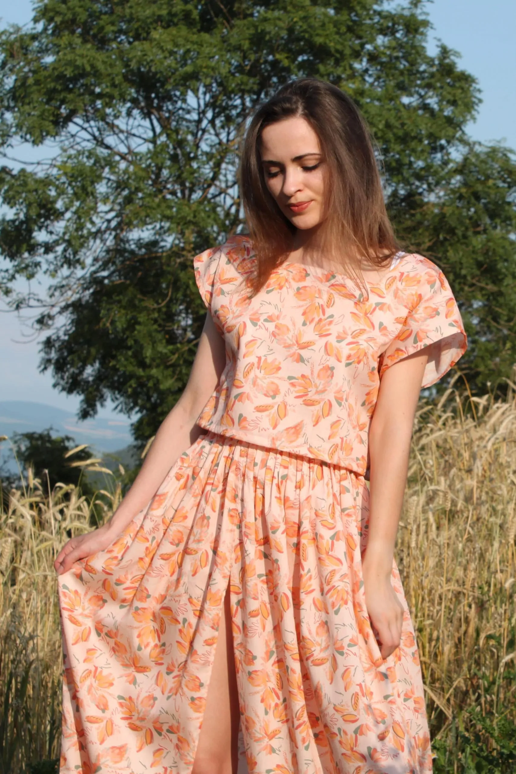 Réalisation du patron de couture de la jupe Lise de Cha' coud