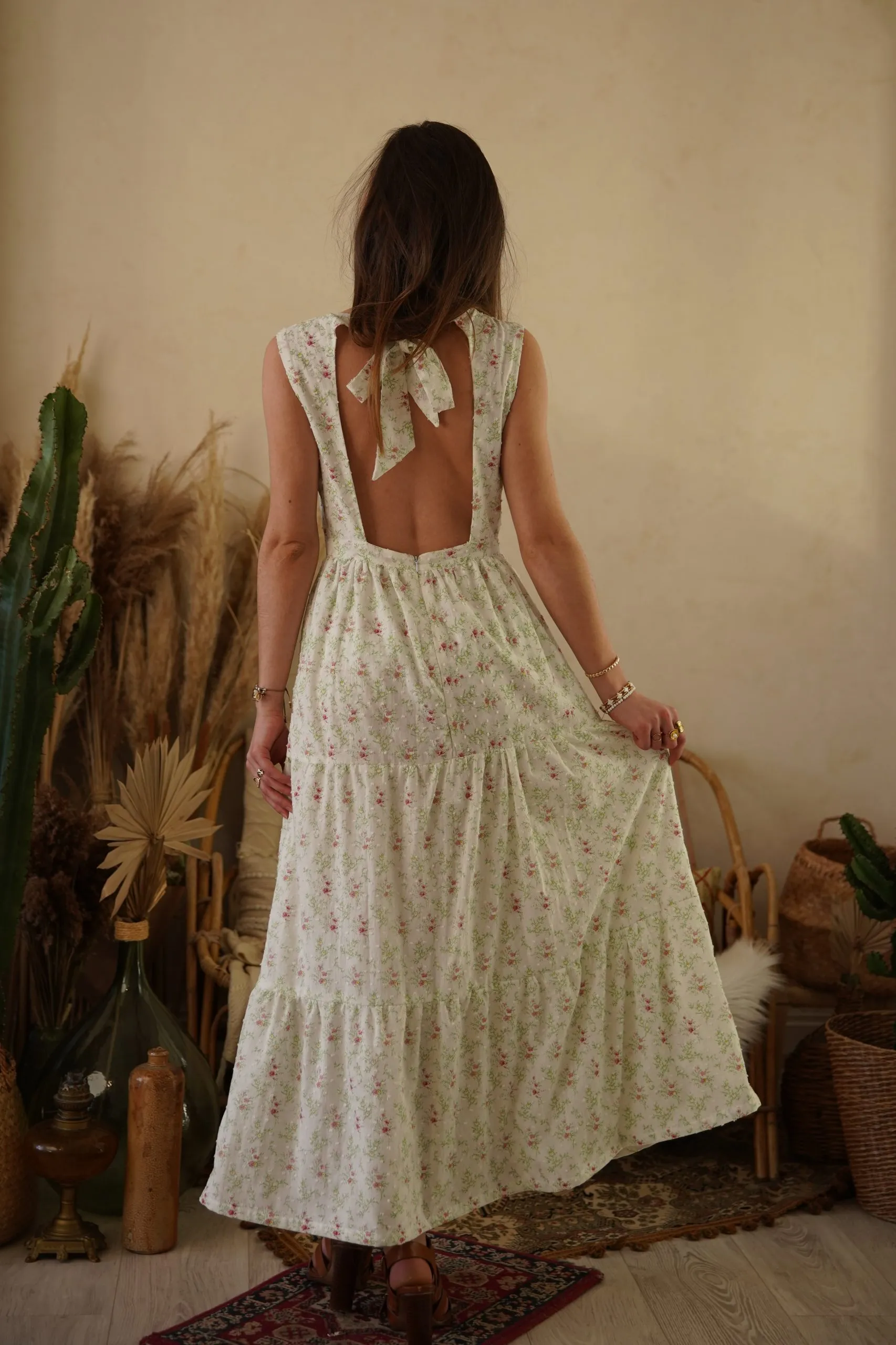 Réalisation du patron de couture de la robe Olympe de Cha' coud