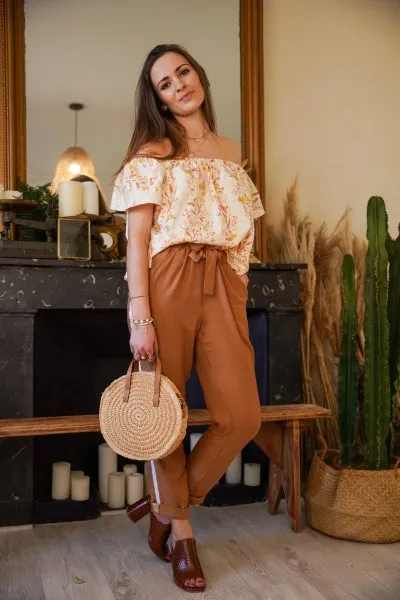 Réalisation du patron de couture du pantalon Adèle de Cha' coud