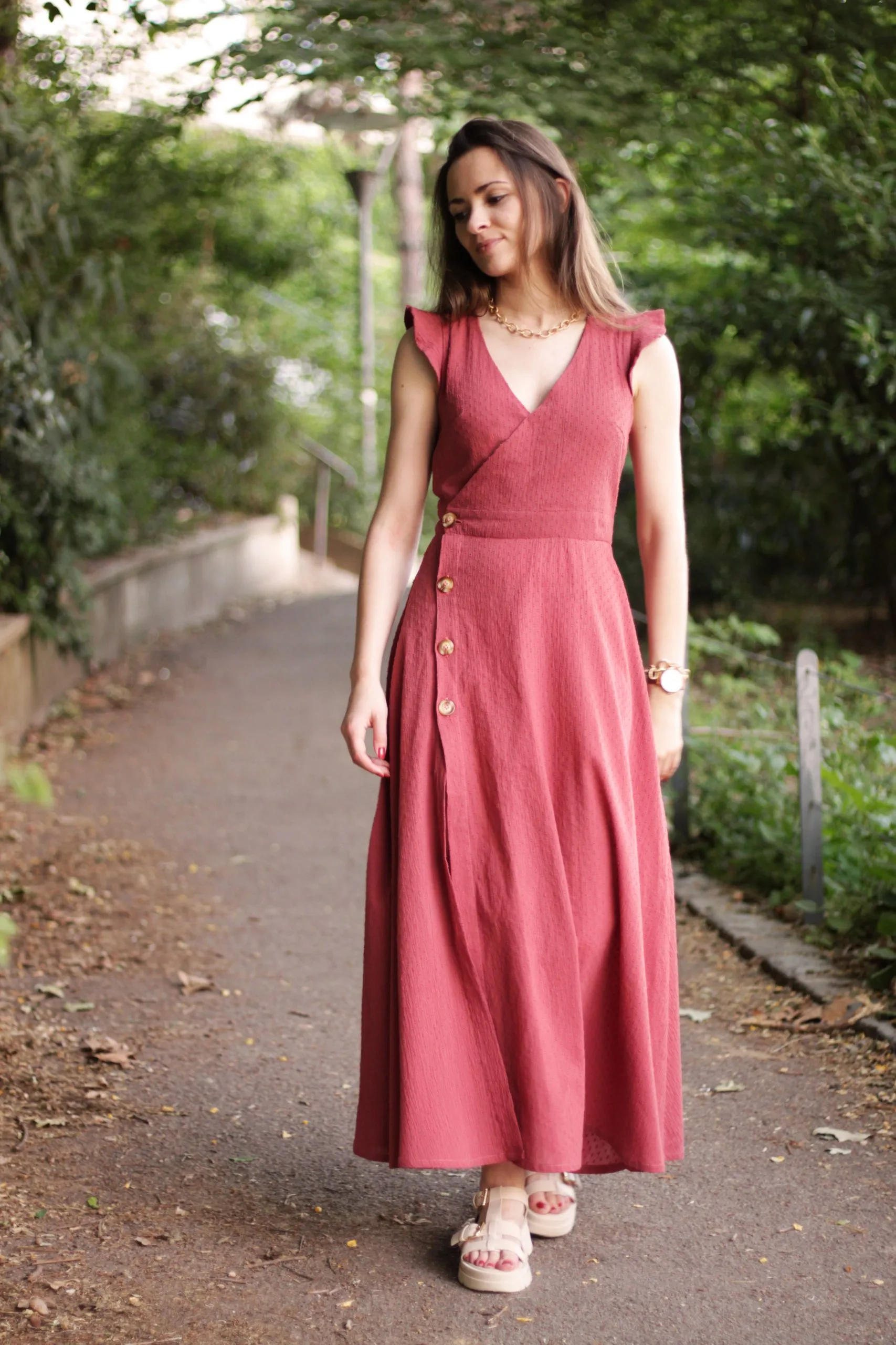 Réalisation du patron de couture de la robe Alix de Cha' coud