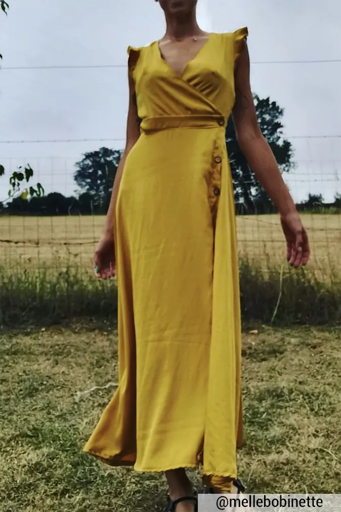 Réalisation du patron de couture de la robe Alix de Cha' coud
