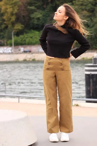 Réalisation du patron de couture du pantalon Thaïs de Cha' coud