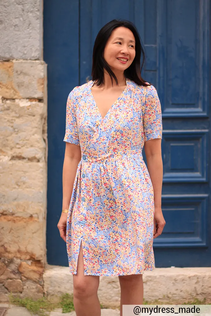 Réalisation du patron de couture de la robe Garance de Cha' coud