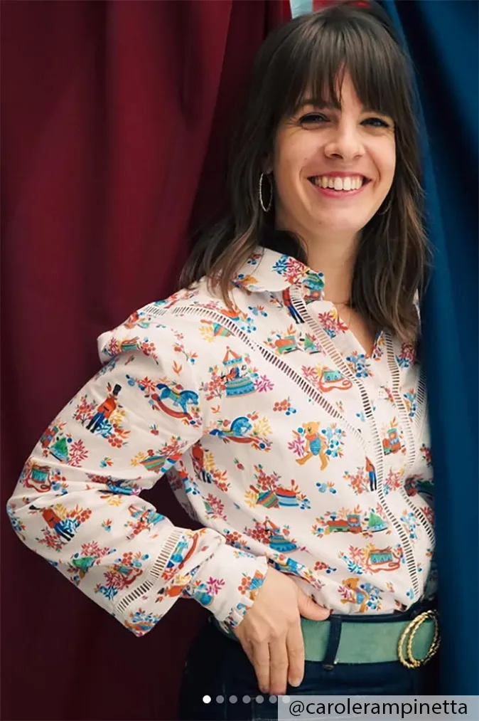 Réalisation du patron de couture de la chemise sirine de Cha' coud