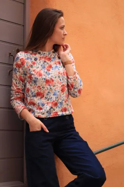 Réalisation du patron de couture du pull oria de Cha' coud