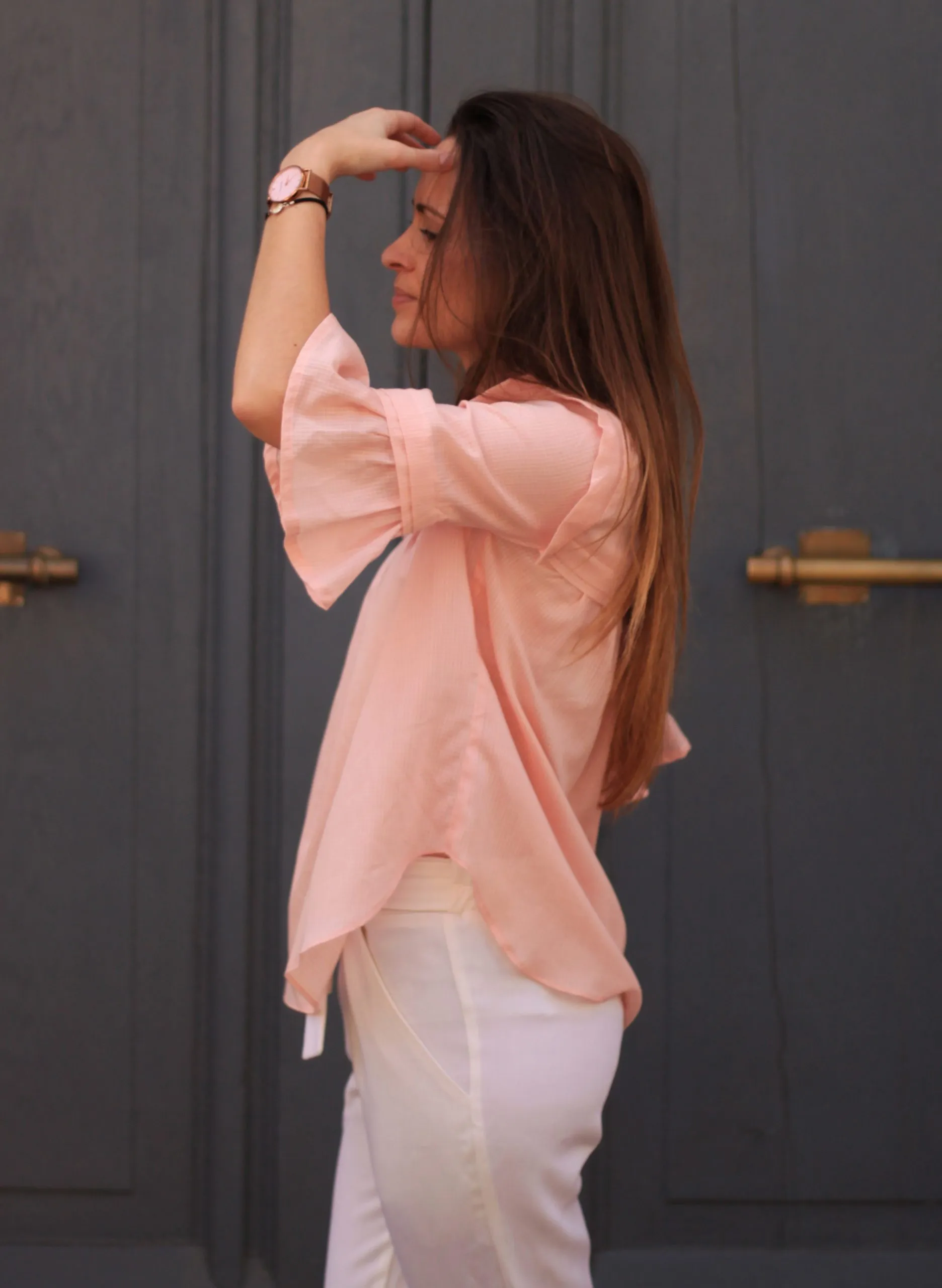 Réalisation du patron de couture de la blouse Axelle de Cha' coud