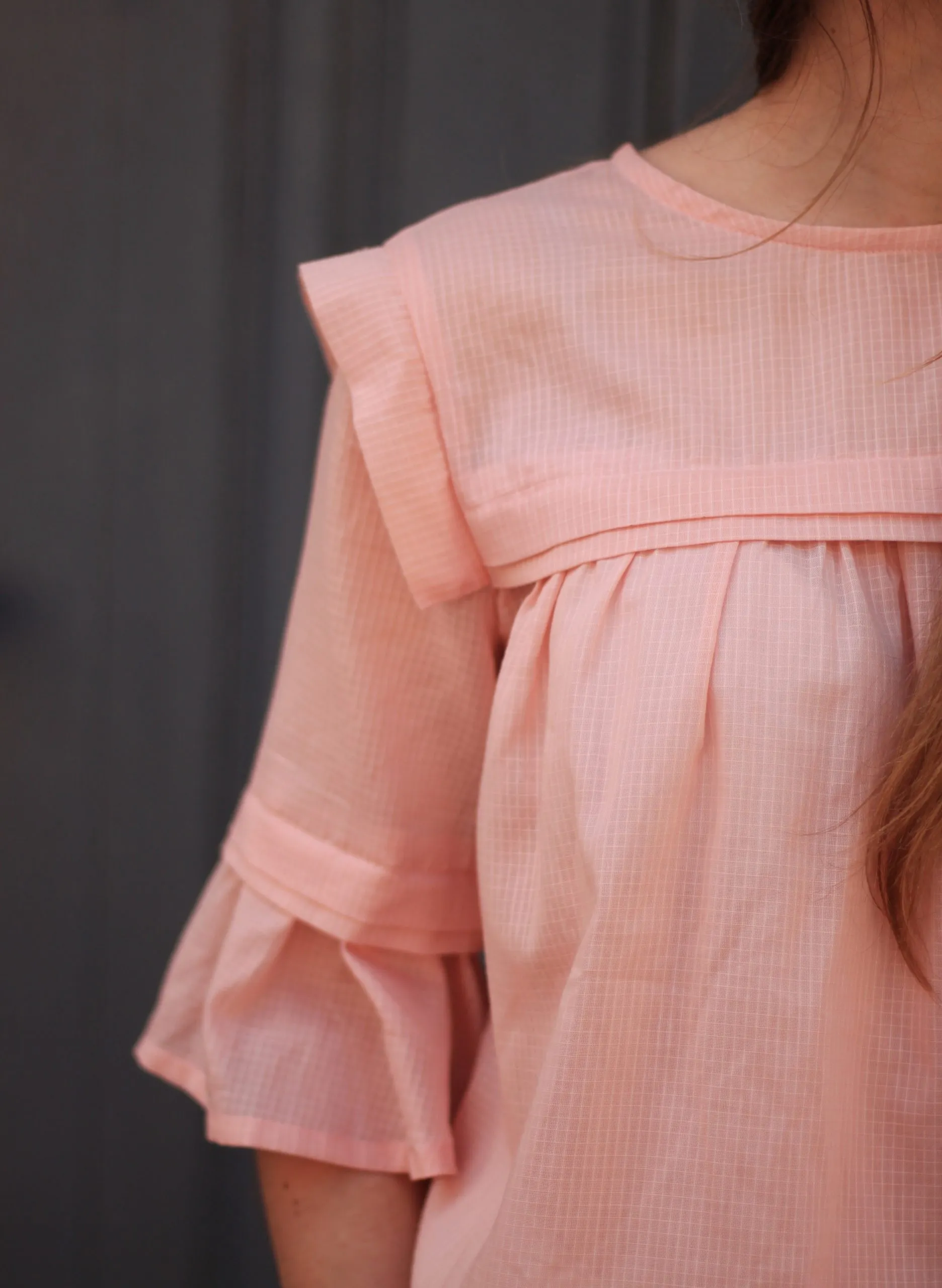 Réalisation du patron de couture de la blouse Axelle de Cha' coud