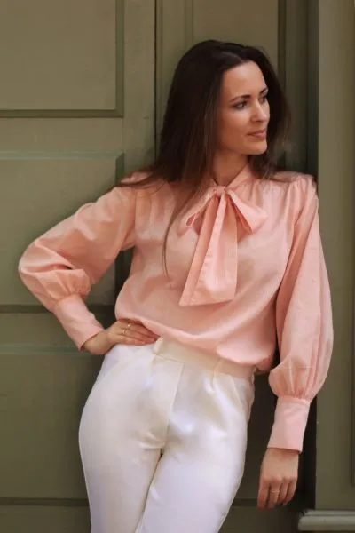 Réalisation du patron de couture de la blouse Arielle de Cha' coud