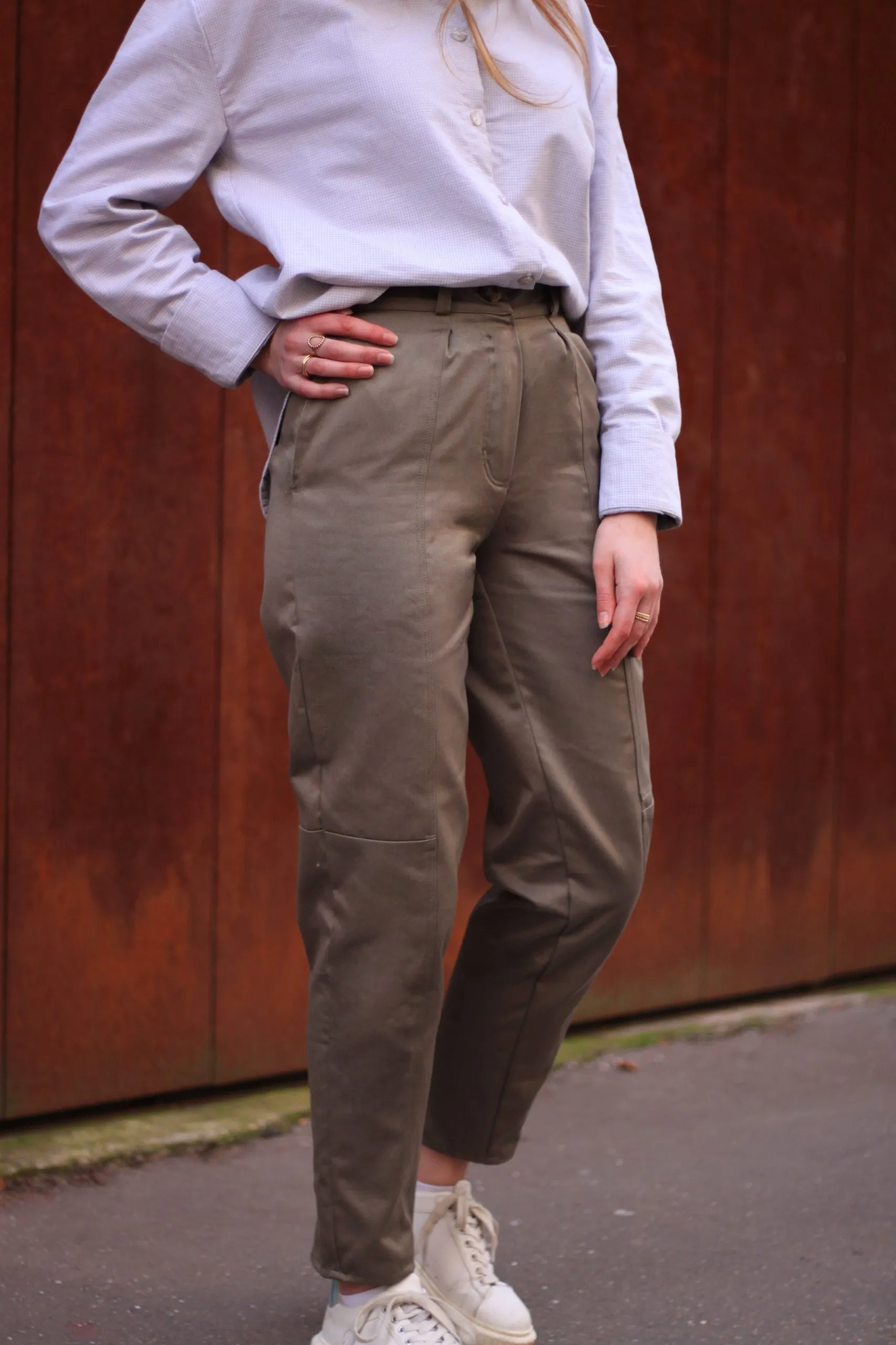 Réalisation du patron de couture du pantalon Félix de Cha' coud patron pantalon cargo femme