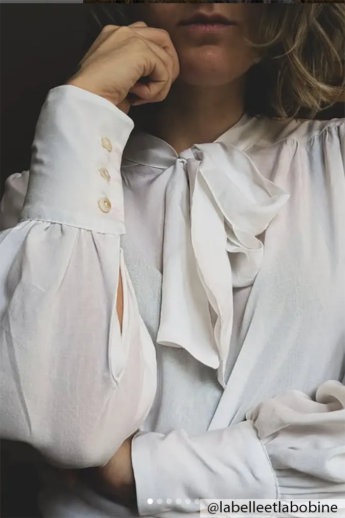 Réalisation du patron de couture de la blouse arielle de Cha' coud