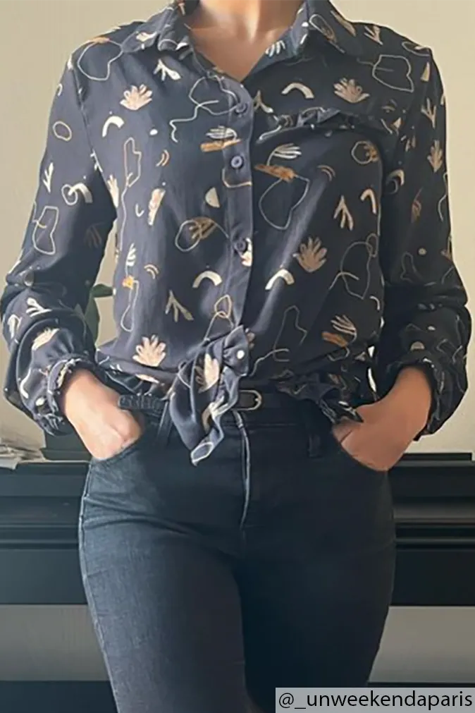 Réalisation du patron de couture de la chemise carmen de Cha' coud