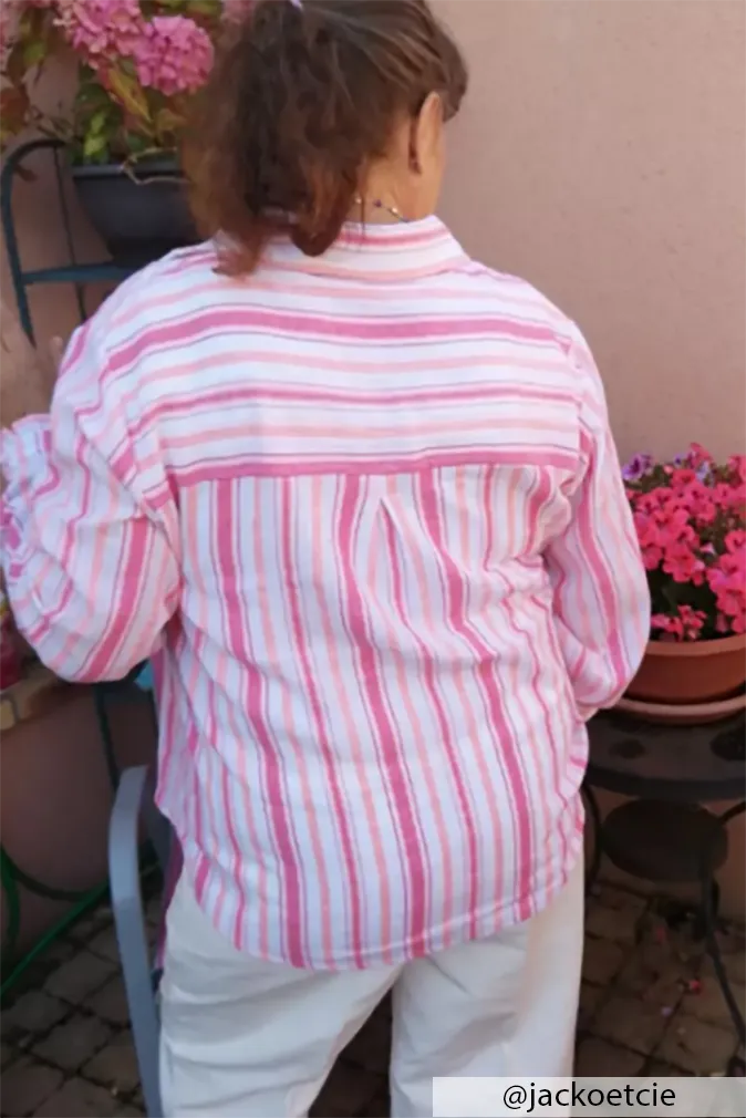Réalisation du patron de couture de la chemise carmen de Cha' coud