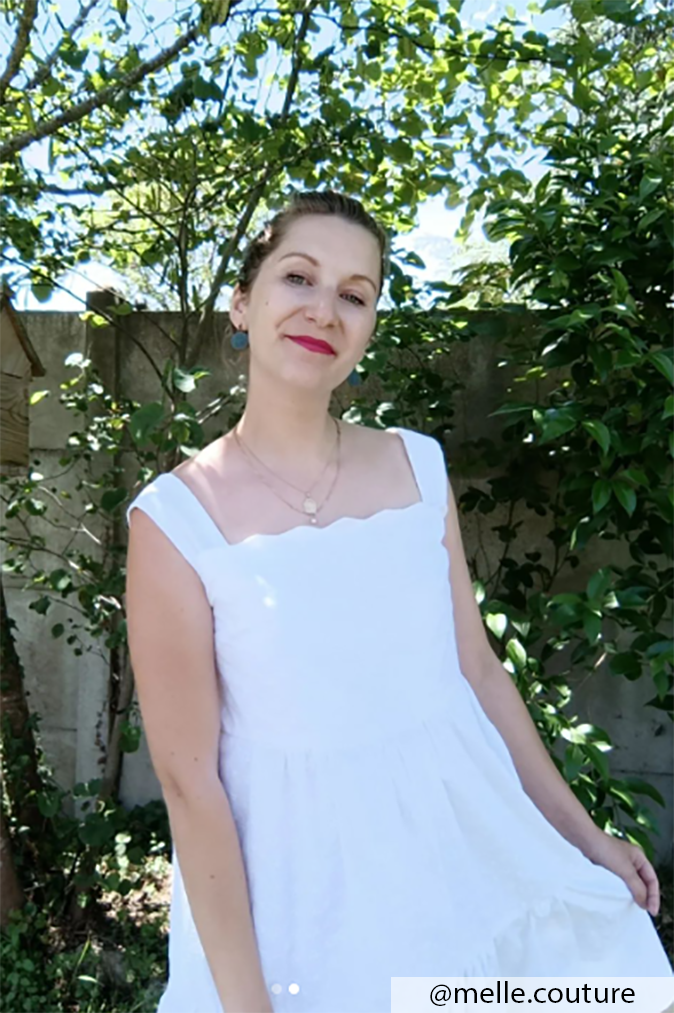 Réalisation du patron de couture de la robe eve de Cha' coud