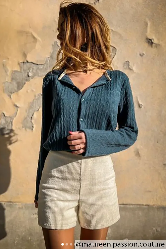 Réalisation du patron de couture du gilet isalys de Cha' coud