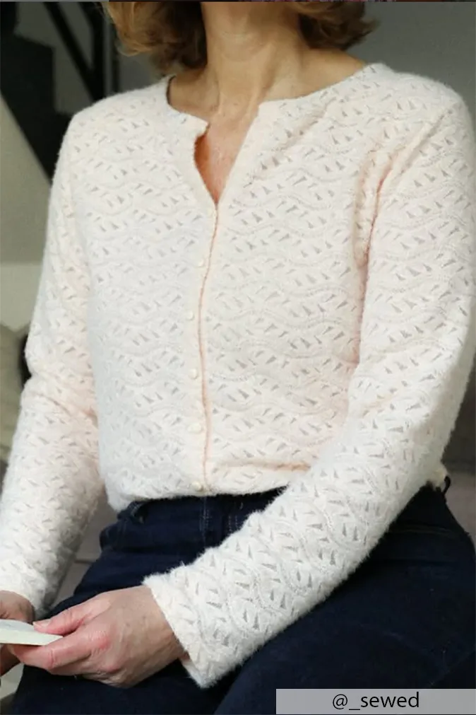 Réalisation du patron de couture du gilet isalys de Cha' coud
