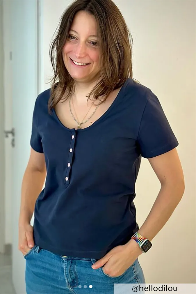 Réalisation du patron de couture du top sasha de Cha' coud