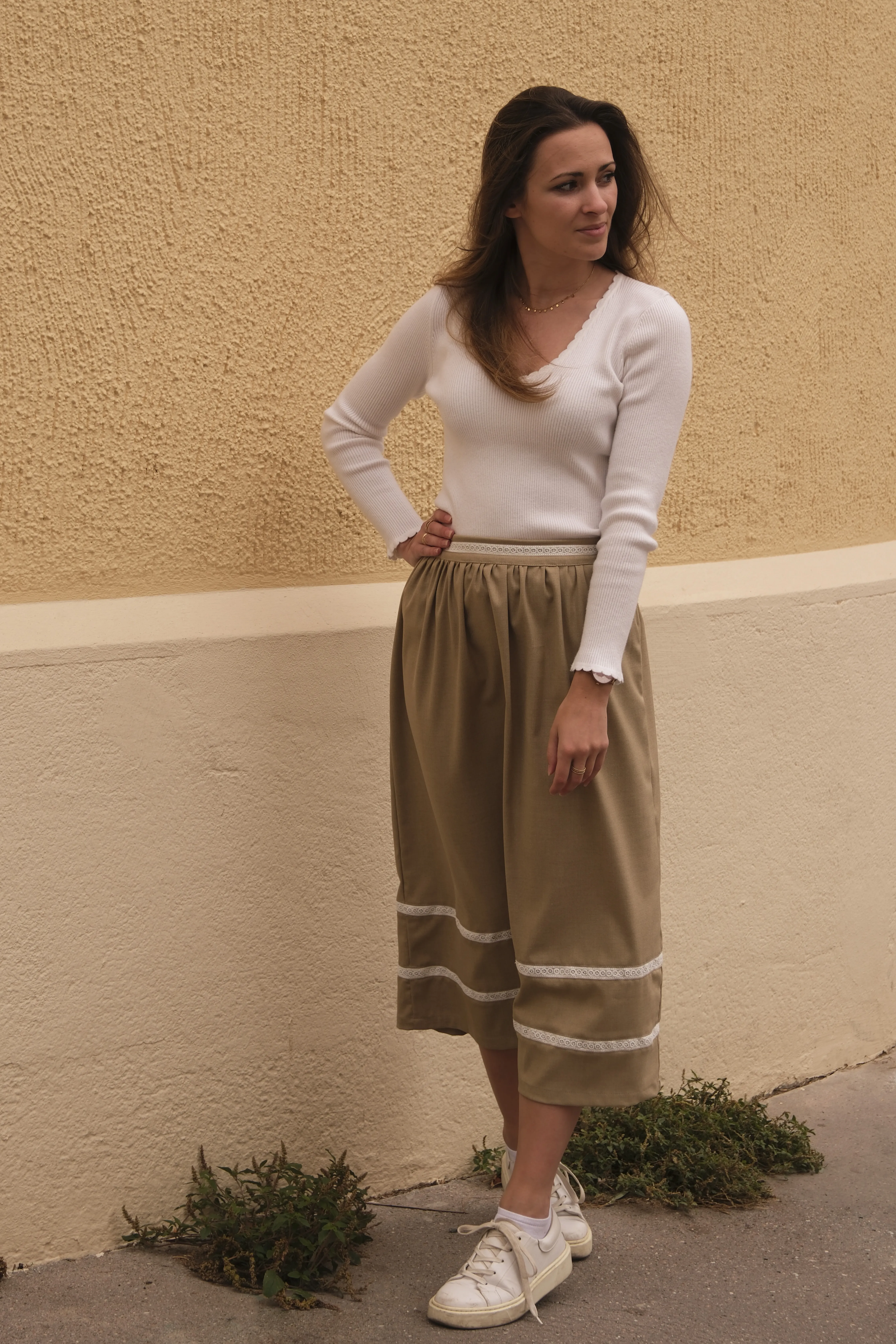 Jupe Carole - Cha' coud - - patron de coutre - patron couture débutant - patron couture facile - patron jupe fronces - patron robe automne - patron jupe Carole - jupe froncée