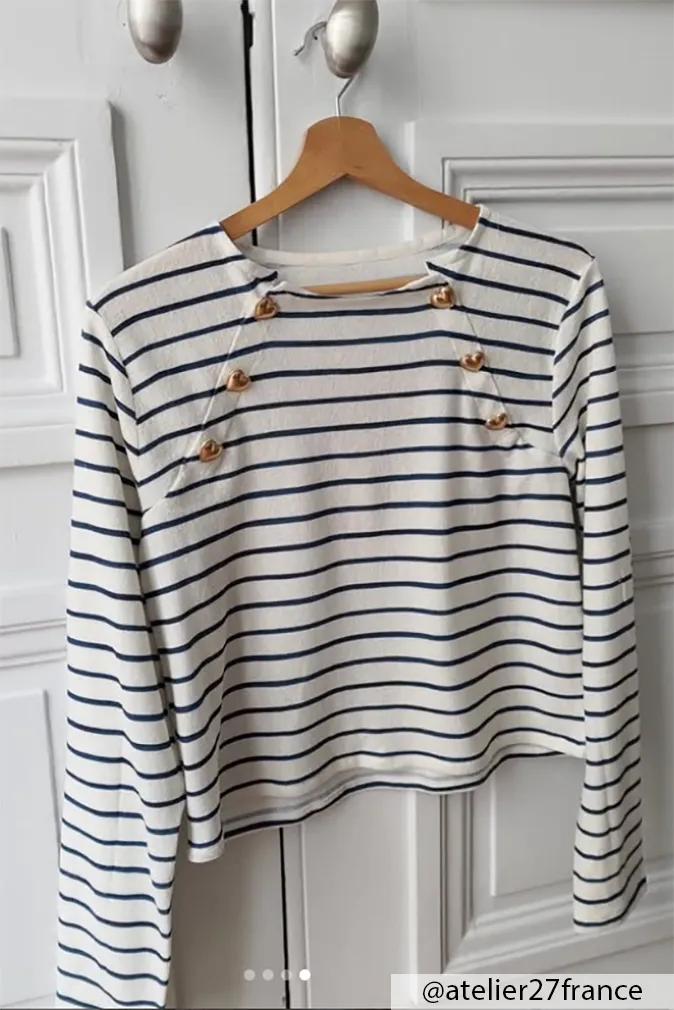 Réalisation du patron de couture du pull Oria de Cha' coud
